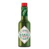 A green glass bottle of McIlhenny CO's Tabasco Sauce